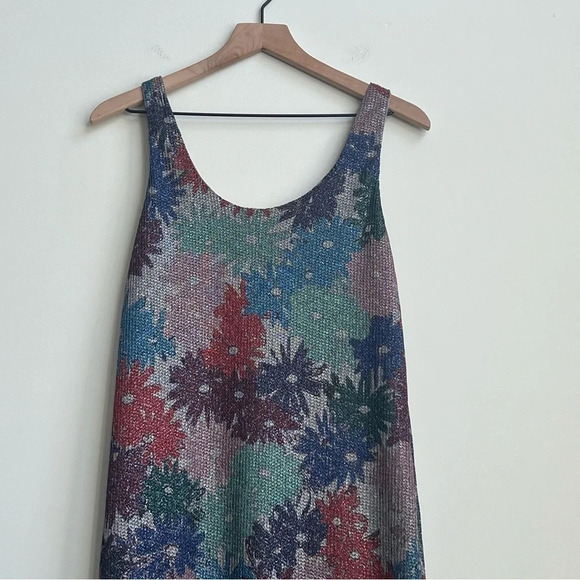 SPLENDID X MARGHERITA MISSONI Dress Brillare Daisy Metallic Midi Sheath Small - Picture 7 of 16